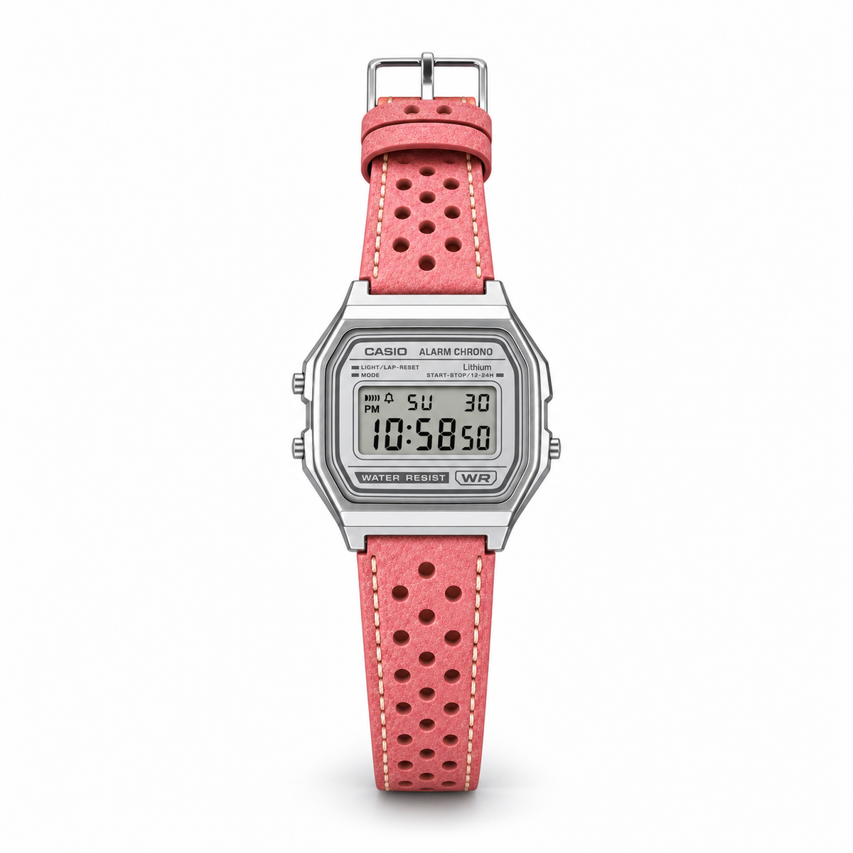 CASIO A158WEA-7DF Pinkwom by PingWatches