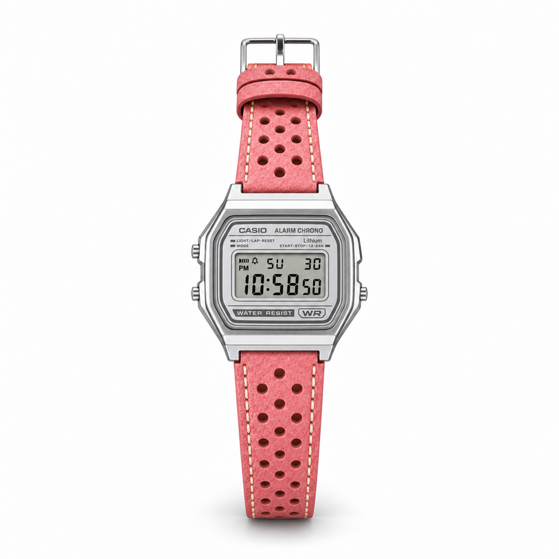 CASIO A158WEA-7DF Pinkwom by PingWatches